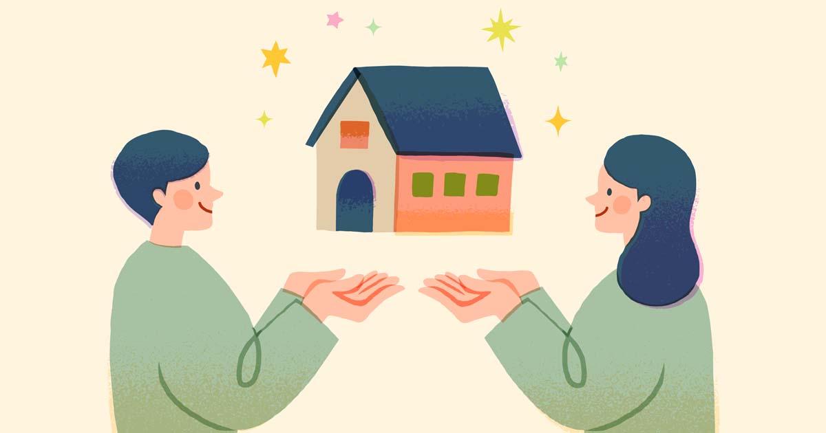 マイホーム購入を考える若い夫婦