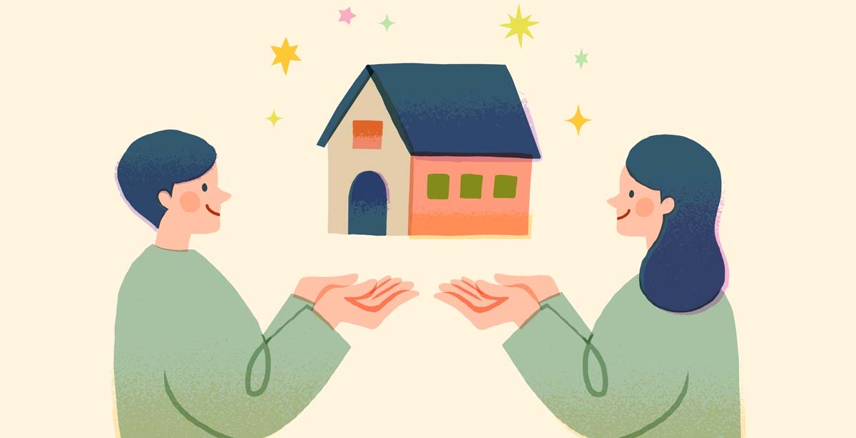 マイホーム購入を考える若い夫婦