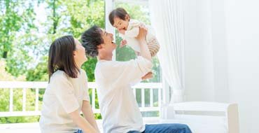 赤ちゃんのいる家族